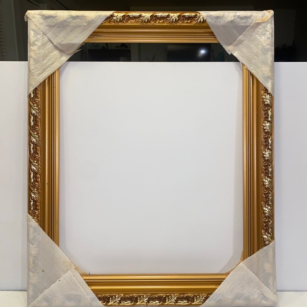 Vintage wooden picture frame no glass 20 x16